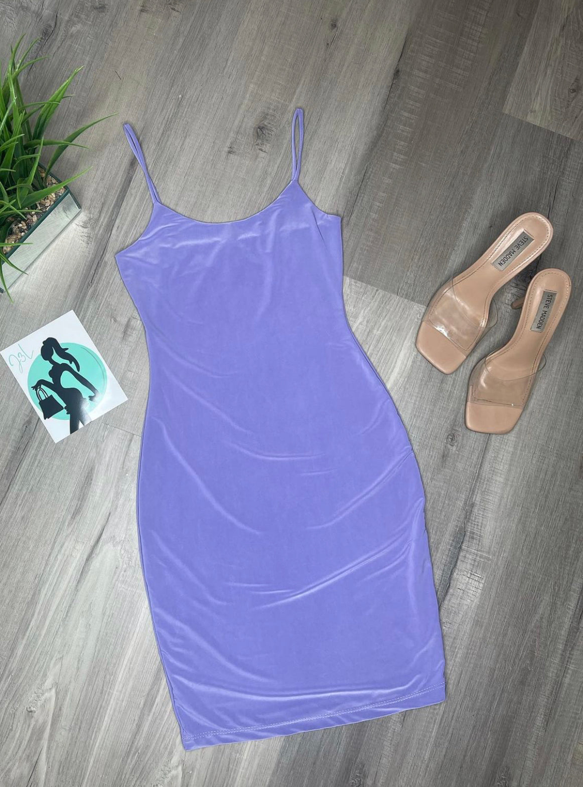 Kim Mini Dress in Lavender