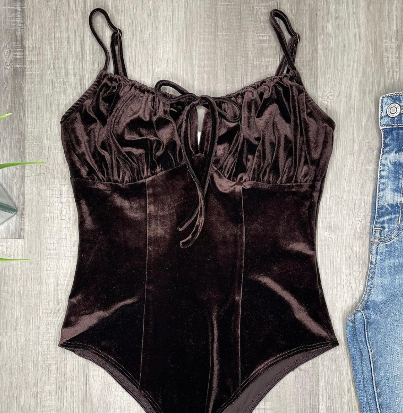 Kira Velvet Bodysuit